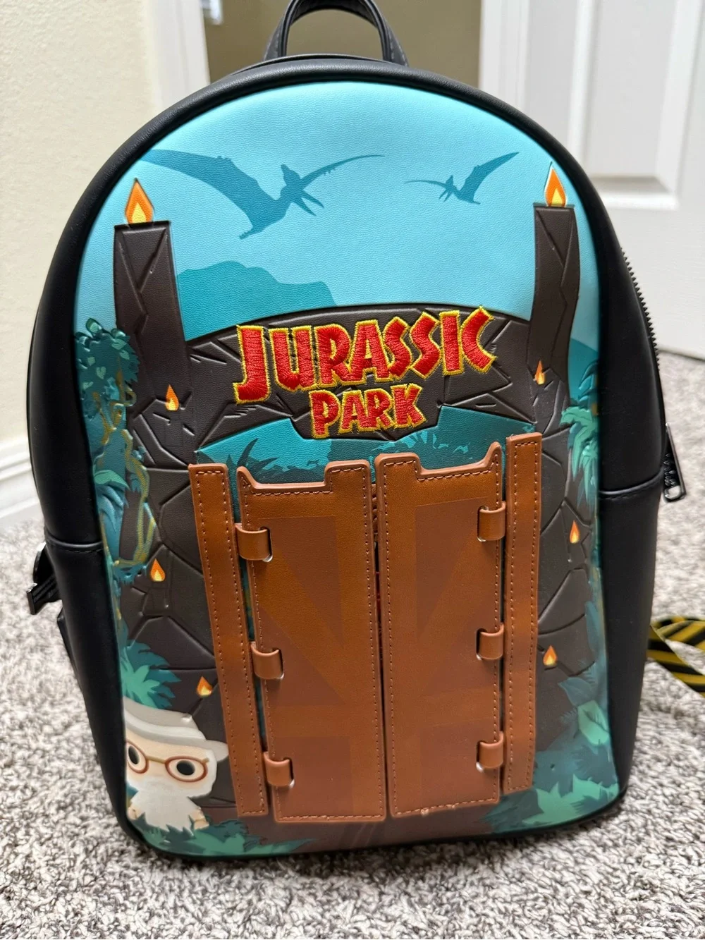 NWOT Jurassic Park Faux Leather Mini Backpack from Universal Studios Florida